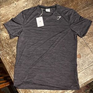 Gymshark Men's Charcoal Gray Tee